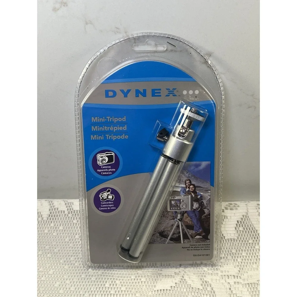 NEW Dynex DX-DA101381‎ Mini Camera Tripod Aluminum Adjustable Sealed